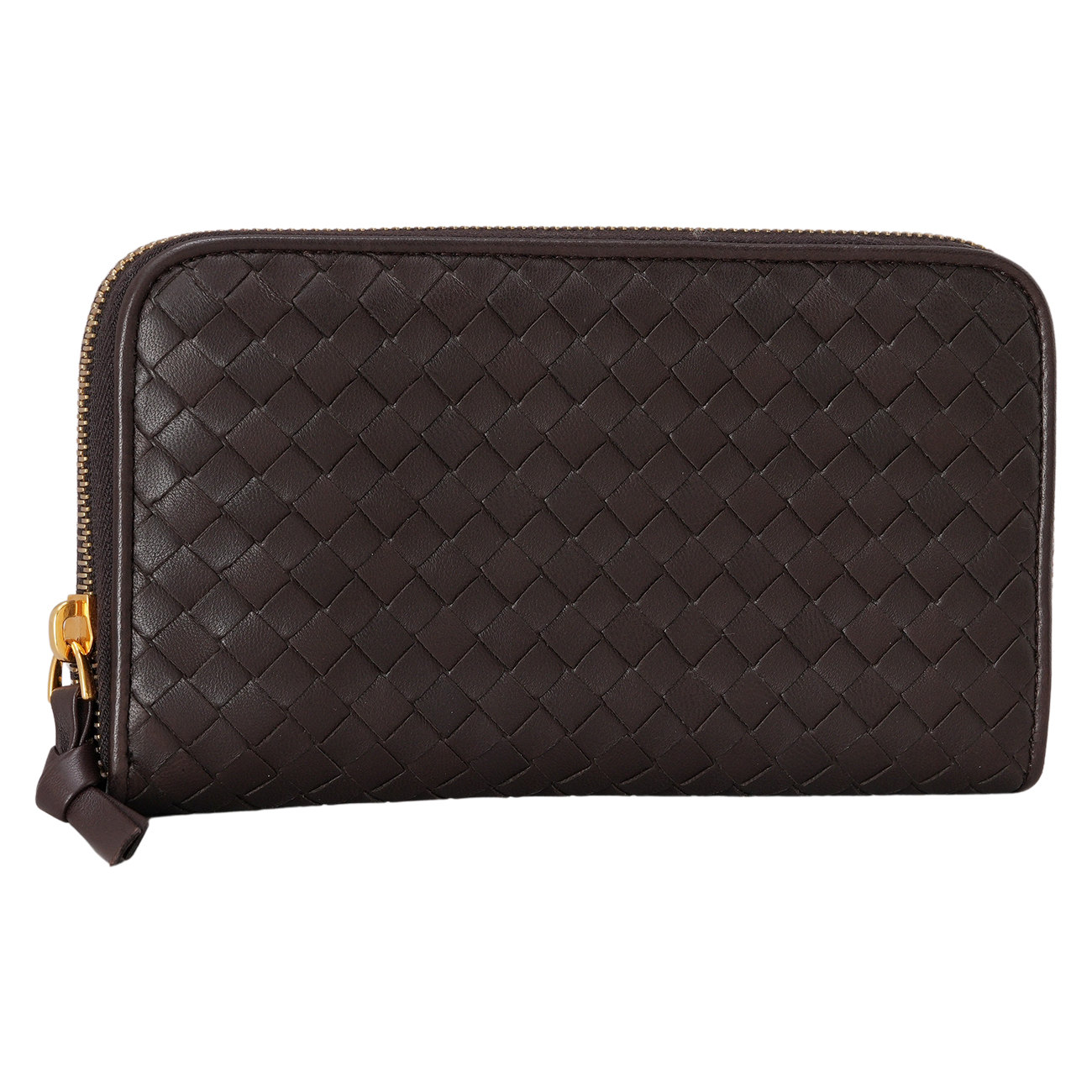 BOTTEGA VENETA(USED)보테가베네타 인트레치아토 지퍼 장지갑